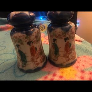 Vintage salt and pepper shakers